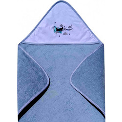 Morven Airplane Βρεφικό Μπουρνούζι Κάπα Μπλε 75x75cm