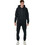 Body Action Ανδρικό Παντελόνι Φόρμας Fleece με Λάστιχο Μαύρο 023634