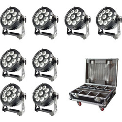 PLS ST-918WB Φωτορυθμικό LED DMX RGBWAUV Σετ 8τμχ