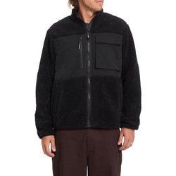 Volcom Ανδρική Ζακέτα Fleece με Φερμουάρ Μαύρη A4832604-RSN