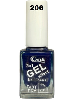 Catrin Beaute Gel Effect 206 Gloss Βερνίκι Νυχιών Quick Dry 13ml