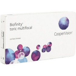 Cooper Vision Biofinity Multifocal Μηνιαίοι Φακοί Επαφής Αστιγματικοί Σιλικόνης Υδρογέλης 1τμχ