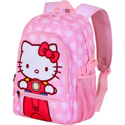 Karactermania Hello Kitty Moto Σχολική Τσάντα Πλάτης Δημοτικού Ροζ 09514