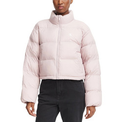 Calvin Klein Γυναικείο Μπουφάν Χειμωνιάτικο Puffer Κοντό Ροζ LV047H503G