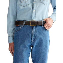 Wrangler Basic Metal Loop Ανδρική Ζώνη Δερμάτινη Καφέ W0080US85