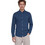Jack & Jones Ανδρικό Πουκάμισο Βαμβακερό Μακρυμάνικο Κανονική Γραμμή Navy Μπλε 12284463