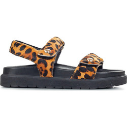 Inuovo Γυναικεία Σανδάλια Suede Καφέ D54009