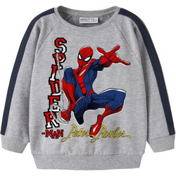 Name It Spider-Man Παιδικό Φούτερ Γκρι 13262062