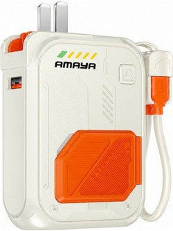 Amaya APB-W130 Wireless Power Bank 10000mAh 22.5W με Θύρα USB-C White