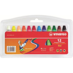 Σχολικά λαδοπαστέλ STABILO 2612/12τεμ PL