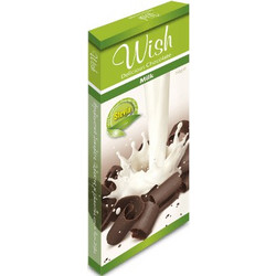 Wish Σοκολάτα γάλακτος με στέβια 50 gr