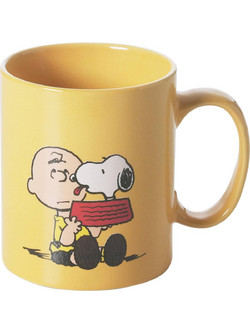 Κούπα κεραμική κίτρινη 300 ml Snoopy