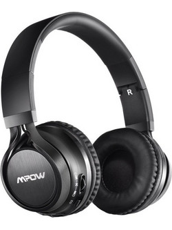 Mpow Thor Ενσύρματα & Ασύρματα Bluetooth Ακουστικά Over Ear Μαύρα