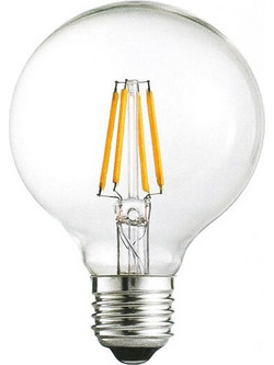 Λάμπα edison LED οικονομίας A dimmable Θερμό E27/6W HomeGuru G125-6W