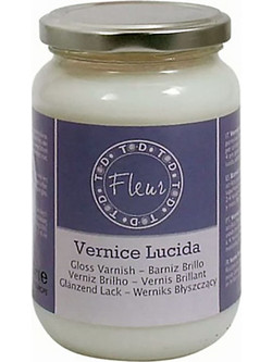 Fleur Vernice Βερνίκι Επιφάνειας Μετάλλου Ξύλου Πέτρας Κονιαμάτων Νερού Ματ Lucida 0.13lt