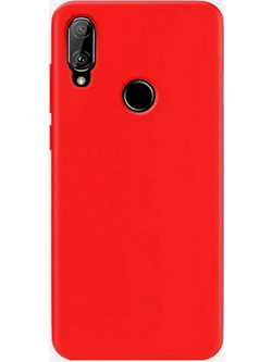 Θήκη Xiaomi Redmi Note 7 Σιλικόνης Κόκκινη Vennus Real Smooth Silicone Case Red