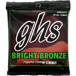 GHS BB50H Σετ 6 Χορδές Ακουστικής Κιθάρας 80/20 Bronze 14-60" Hard Tension