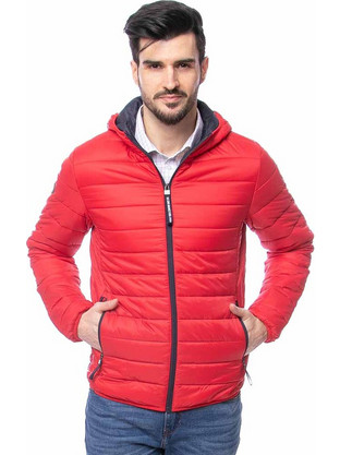 Heavy Tools Ανδρικό Μπουφάν Χειμωνιάτικο Puffer Κόκκινο NEUTRAL20