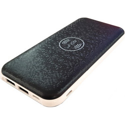 Golf W2 Wireless Power Bank 8000mAh με 2 Θύρες USB-A Black