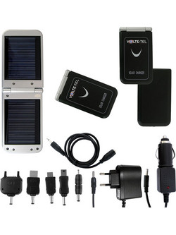 Volte-Tel SC001 Ηλιακό Power Bank 1000mAh Black