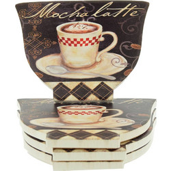ΣΟΥΒΕΡ ETOILE MOCHA LATTE ΚΕΡΑΜΙΚΟ 4ΤΜΧ (11Χ8.5Χ0.5CM)