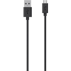 Osio USB 2.0 to micro USB Cable Μαύρο 1.2m (OTU-395B)