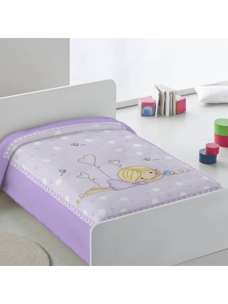 Pielsa Baby Nina Acostada Κουβέρτα Αγκαλιάς Βελουτέ 80x110 Μωβ