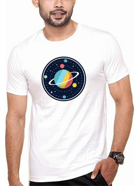 T-shirt UFO πλανήτης