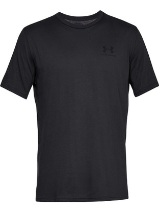 Under Armour Sportstyle Left Chest Logo Ανδρικό Αθλητικό T-Shirt Μαύρο 1326799-001
