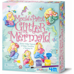 4M Mould & Paint Glitter Γοργόνες 3526