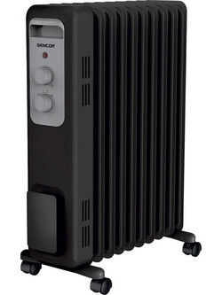 Sencor SOH 3309BK Καλοριφέρ Λαδιού με 9 Φέτες 2000W