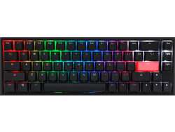 Ducky One 2 SF Black Μηχανικό Gaming Πληκτρολόγιο 65% με Cherry MX Blue Διακόπτες RGB