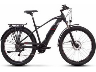 Fantic Seven Days Living Ηλεκτρικό Ποδήλατο Trekking 27.5" 250W με 10 Ταχύτητες και Δισκόφρενα Μαύρο