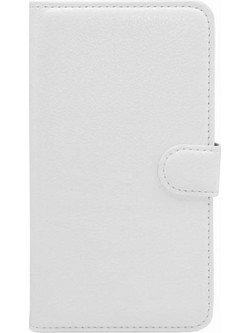 Microsoft Lumia 550 - Δερμάτινη Θήκη Πορτοφόλι Άσπρο (OEM)