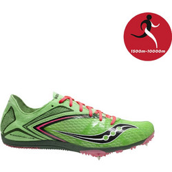 Saucony Endorphin 3 LD Γυναικεία Αθλητικά Παπούτσια Spikes Στίβου Lime 10146-4