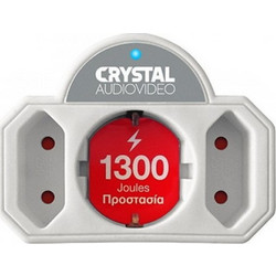 Crystal Audio CPW21-1300-70 Μίας θέσεως σούκο & Δύο απλών θέσεων 1300J/70d White
