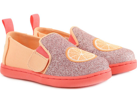 Εσπαντρίγες TOMS Canvas Iridescent 10016428-PINK Κορίτσι