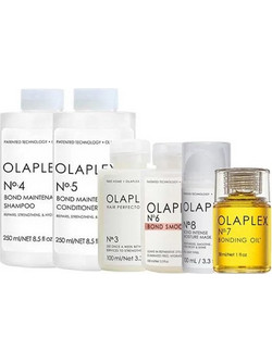 Olaplex Perfect Hair Σετ Θεραπείας Μαλλιών για Όγκο για Επανόρθωση κατά της Ξηροδερμίας No3 100ml + No4 250ml + No5 250ml + No6 100ml + No7 30ml + No8 100ml