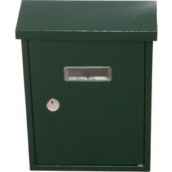 Γραμματοκιβώτιο Μεταλλικό 25.5x6x19.2cm πράσινο TX-082