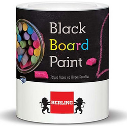 Berling Χρώμα Πίνακα Βερνικόχρωμα Νερού Ξύλου Black Board 0.375lt