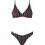Gsecret Bikini Set Τριγωνάκι με Ενίσχυση Brazil Μαύρο L2108-13065