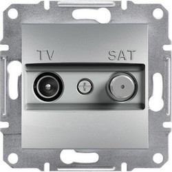 Πρίζα TV-FM Διέλευσης 4dB Αλουμίνιο Schneider Asfora EPH3300261