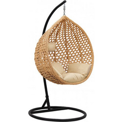 Homeplus Morfeas Κρεμαστή Κούνια Φωλιά Wicker 01.02.0845
