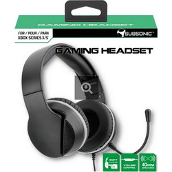 Subsonic HS300 Gaming Headset Over Ear Black