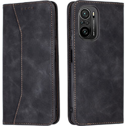 Bodycell Pu Leather Book Case Black (Xiaomi Poco F3 5G)