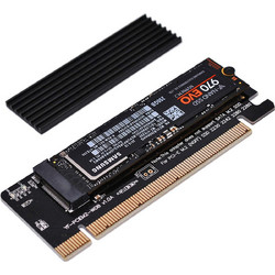 M.2 NVME SSD to PCI Express Adapter with Heatsink Support PCIe x16