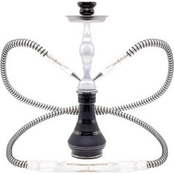 Ναργιλές διπλός ATOMIC LINING BLACK 45cm 0230567