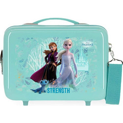 Παιδικό Νεσεσέρ Disney Frozen 2 Find your strength - Τιρκουαζ Με λουρί ώμου Ιδανική για παιδιά 3-7 ετών