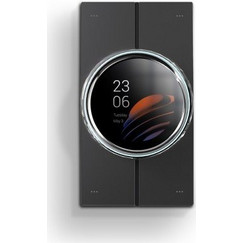 Έξυπνο σπίτι Akubela RT61-PoE-EU(Black) HyPanel Lux Android 10 Indoor Unit with 2.1'' Multi-touch Screen, Metal knob, 4 AG glass Buttons, V0 fireproof PC