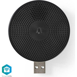 Ασύρματο εσωτερικό κουδούνι USB Nedis (WIFICDPC10BK) - Μαύρο NEDIS WIFICDPC10BK